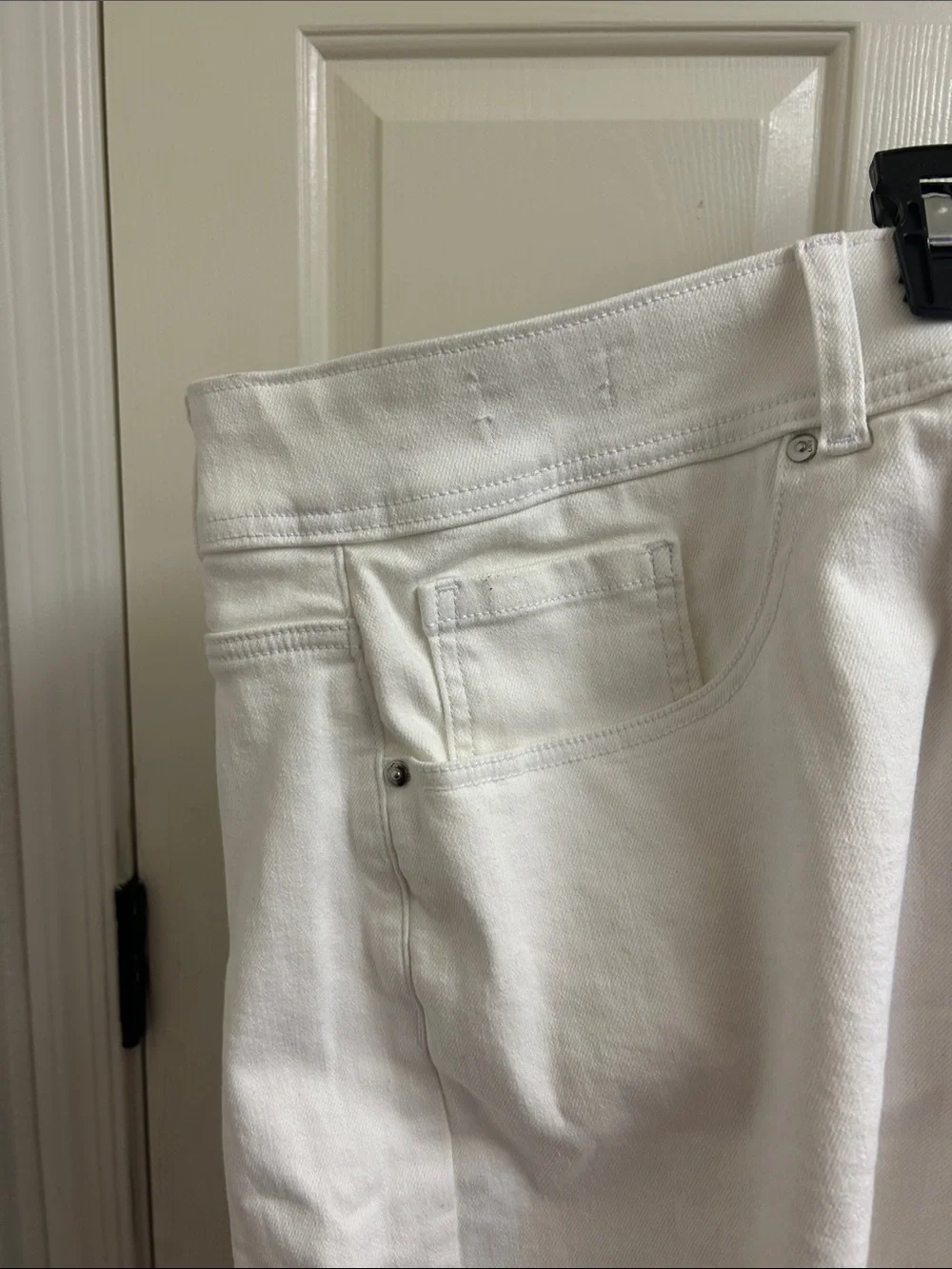 Lane Bryant plus-size white denim bermuda shorts, Size 38/40, New with tags